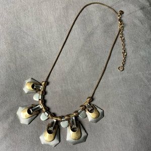 J. Crew Mixed Metal Statement Necklace